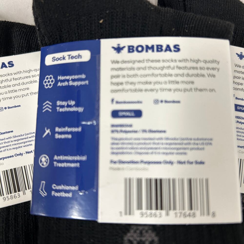 Bombas Half Calf Socks Small NWT 4 Pair Bundle - Picture 4 of 4